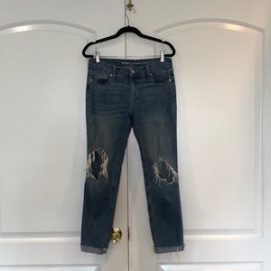 Boyfriend Distressed Jeans size 0